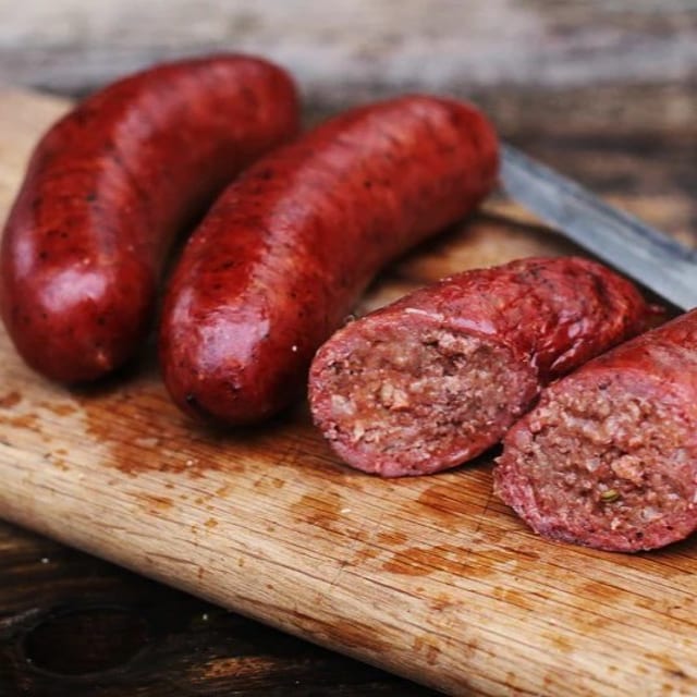 Beef Hot Sausage Link.