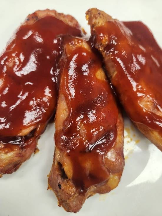 BBQ Turkey Rib Dinner.