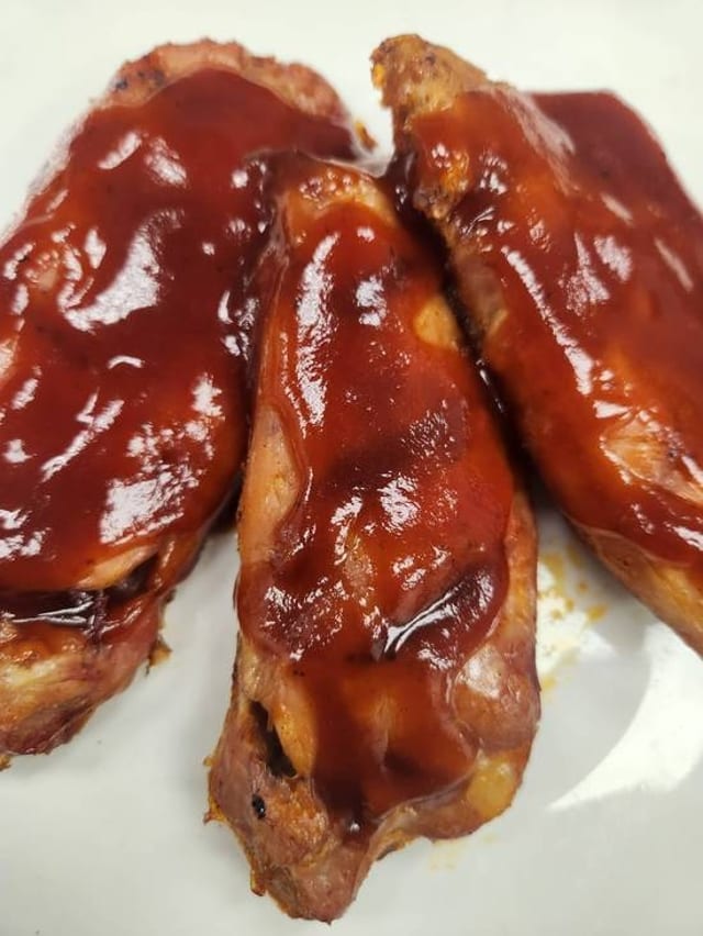 BBQ Turkey Rib Dinner.